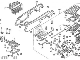 Honda GL1500SE GOLDWING 1999 (X) USA CALIFORNIA parts lists and schematics