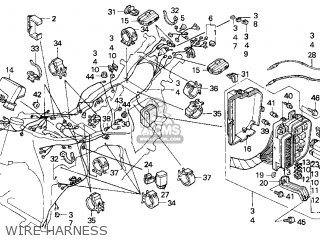 Honda GL1500SE GOLDWING 1999 (X) USA CALIFORNIA parts lists and schematics