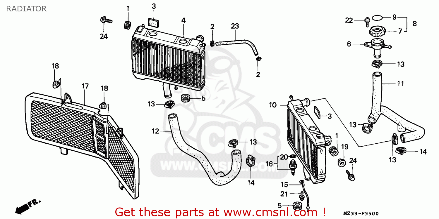honda goldwing cooling system