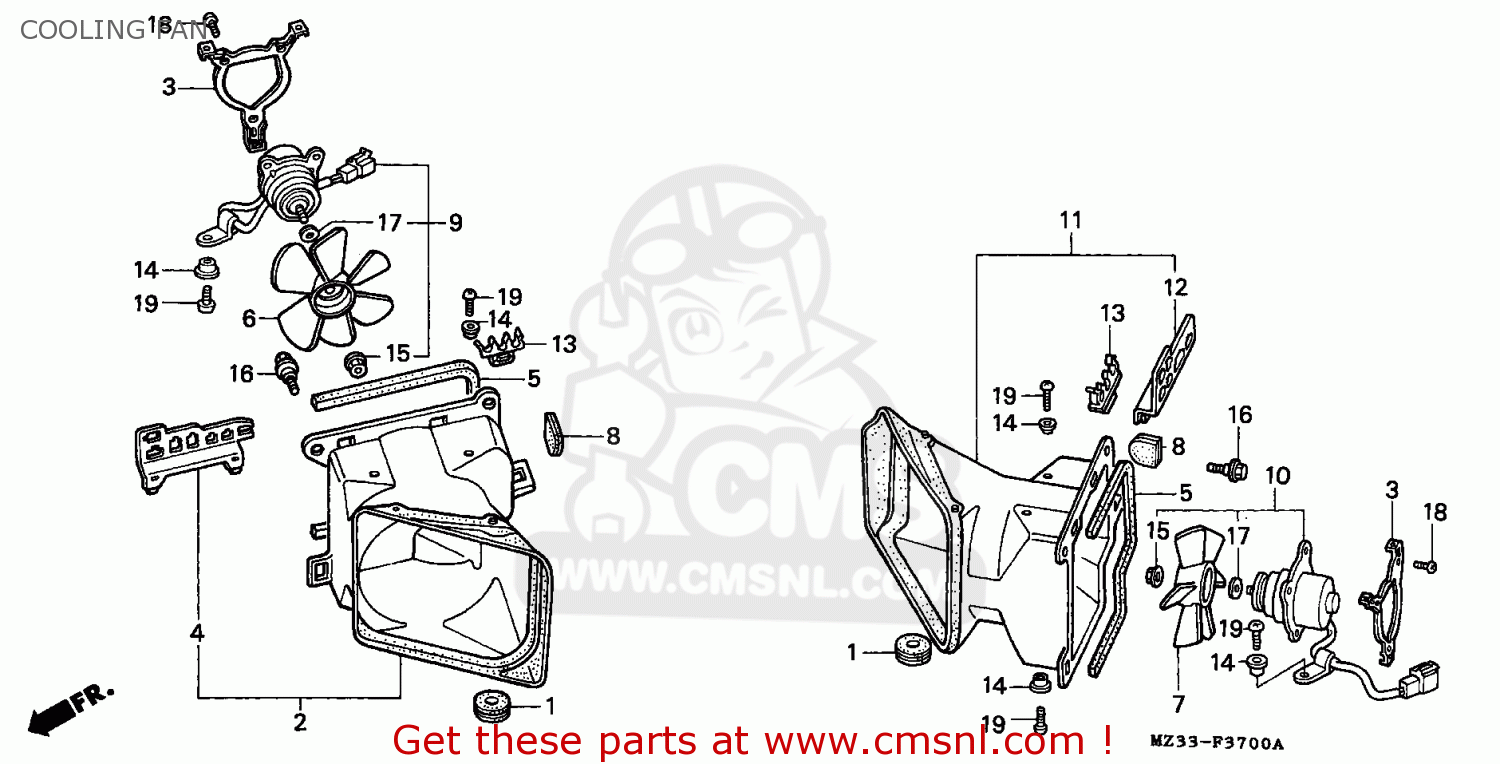 honda goldwing cooling system