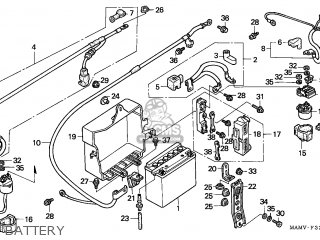 Honda GL1500SE GOLDWING SPECIAL EDITION 1999 (X) ENGLAND / MKH parts