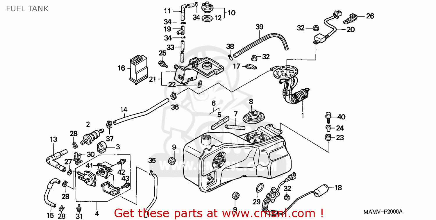 Honda GL1500SE GOLDWING SPECIAL EDITION 1999 (X) ENGLAND / MKH FUEL
