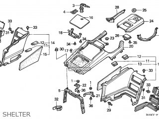 Honda GL1500SE GOLDWING SPECIAL EDITION 1999 (X) ENGLAND / MKH parts