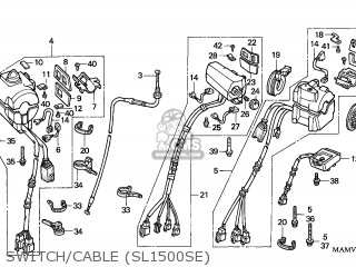 Honda GL1500SE GOLDWING SPECIAL EDITION 1999 (X) ENGLAND / MKH parts