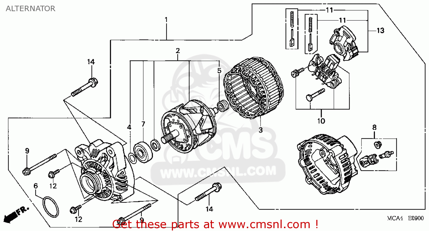 Honda GL1800 GOLDWING 2002 (2) USA parts lists and schematics