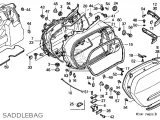 Honda GL1800 GOLDWING 2004 (4) USA parts lists and schematics