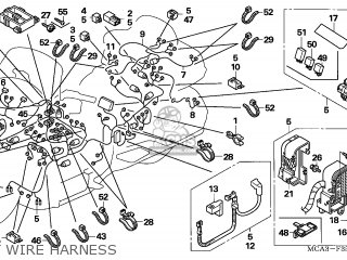 Honda GL1800A GOLDWING 2001 (1) CANADA parts lists and schematics