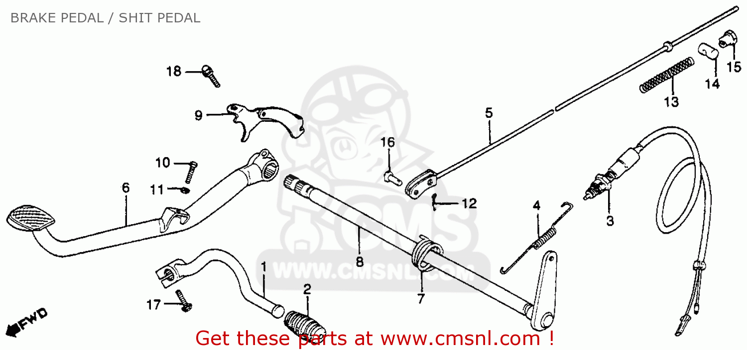 Honda Honda GL500 SILVERWING 1981 (B) USA parts lists and schematics