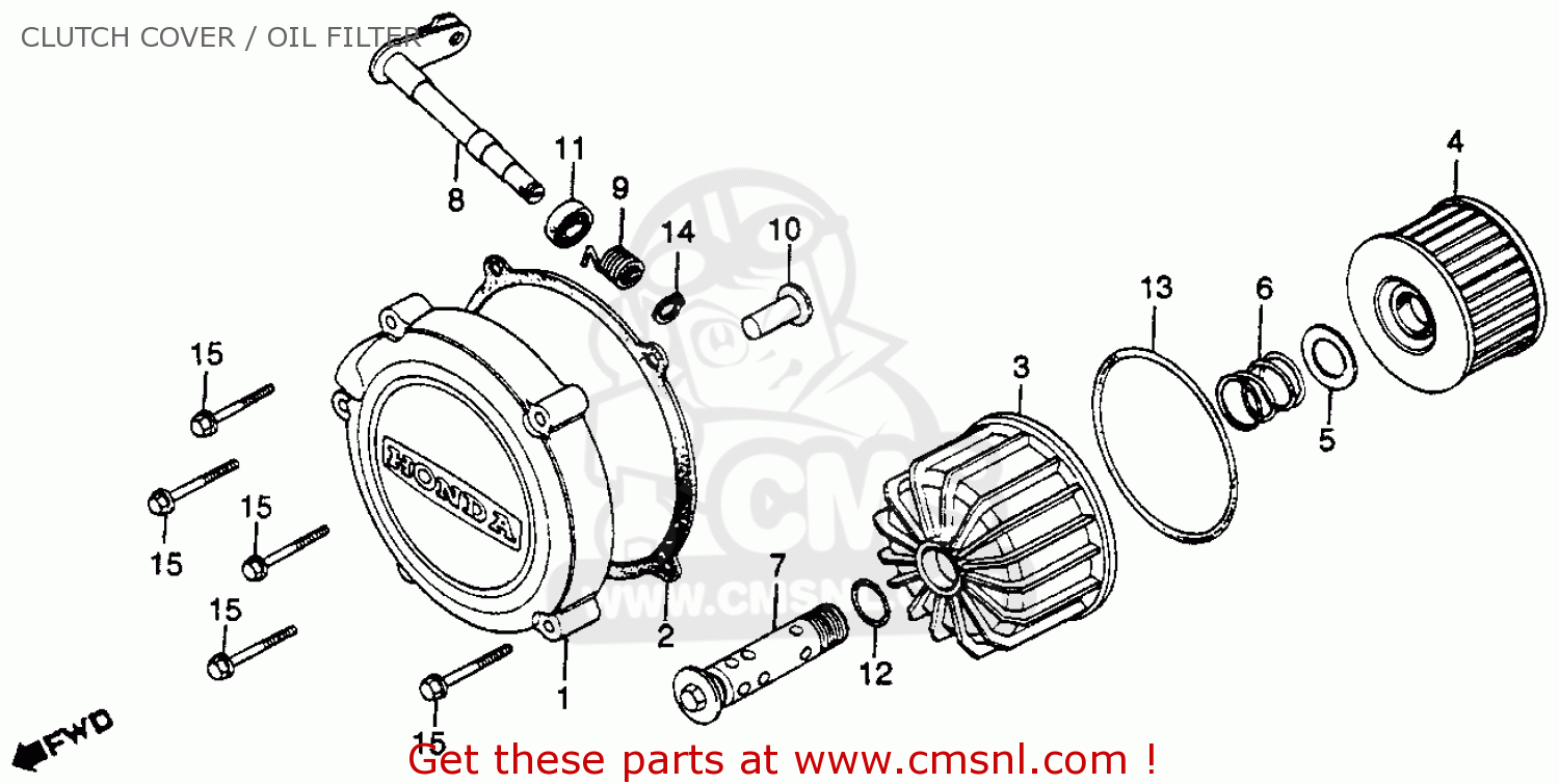 Honda Honda GL500 SILVERWING 1981 (B) USA parts lists and schematics