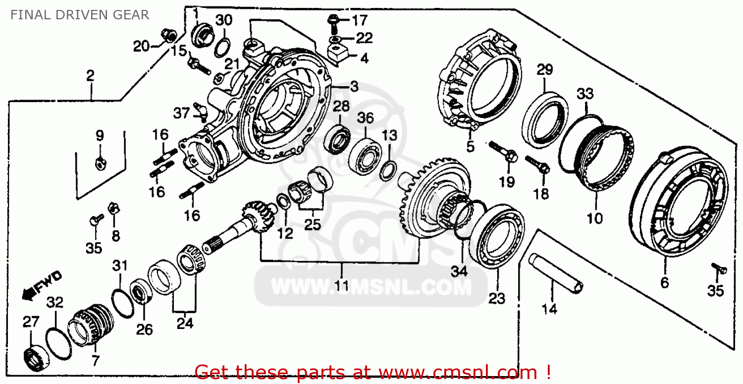 Honda Honda GL500 SILVERWING 1981 (B) USA parts lists and schematics
