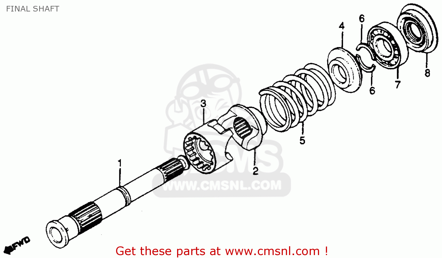 Honda Honda GL500 SILVERWING 1981 (B) USA parts lists and schematics