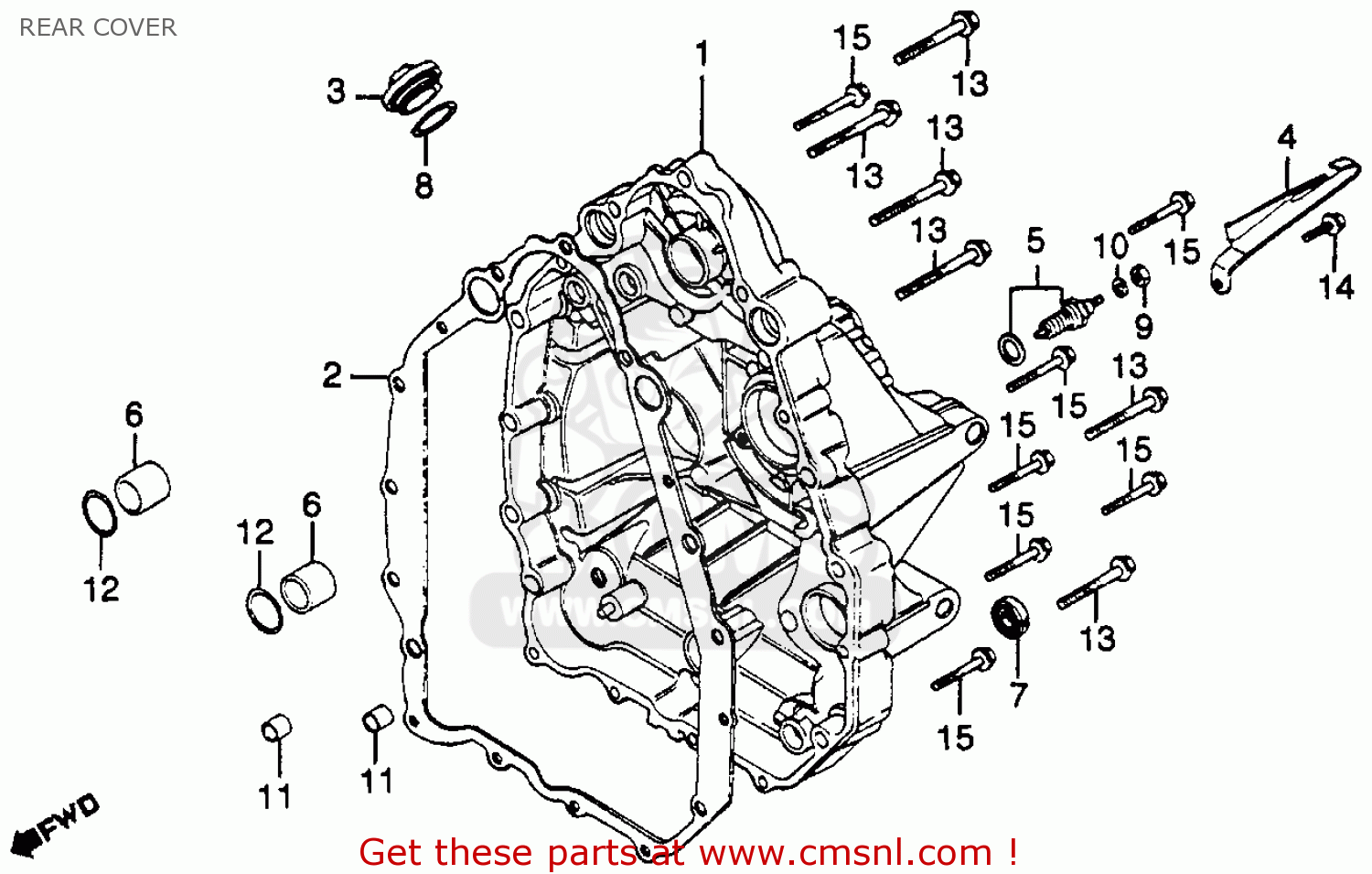 Honda Honda GL500 SILVERWING 1981 (B) USA parts lists and schematics