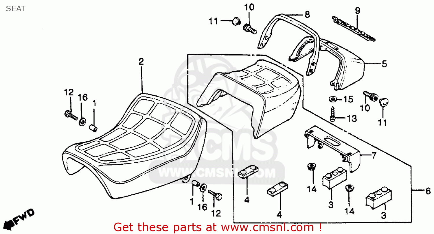 Honda Honda GL500 SILVERWING 1981 (B) USA parts lists and schematics