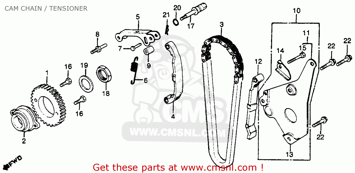 Honda GL500 SILVERWING 1982 (C) USA parts lists and schematics