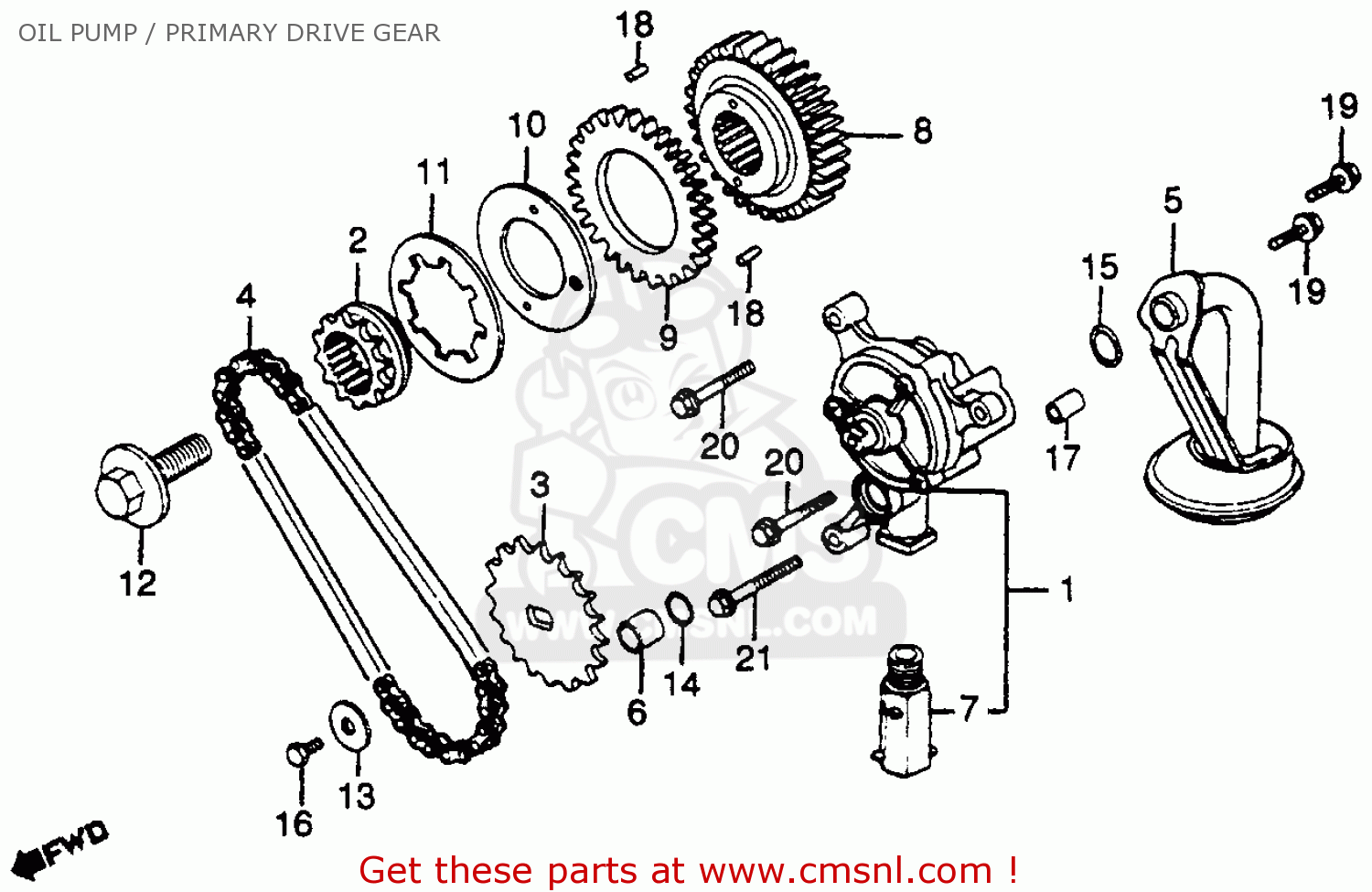 Honda GL500 SILVERWING 1982 (C) USA parts lists and schematics