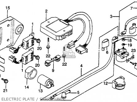 Honda GL650 SILVERWING 1983 (D) USA parts lists and schematics