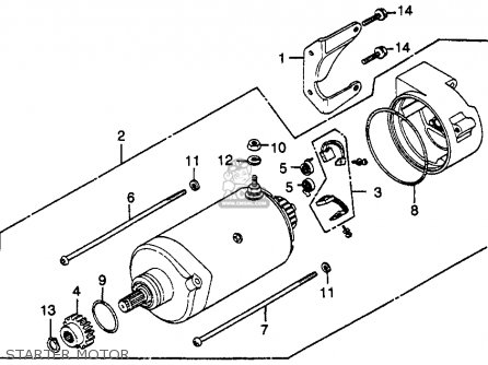 Honda GL650I SILVERWING INTERSTATE 1983 (D) USA parts lists and schematics