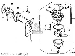 Honda GV100K2\A2CG\13ZG1IE1 parts lists and schematics