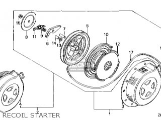 RECOIL STARTER - GX110\DA\14ZE00E9