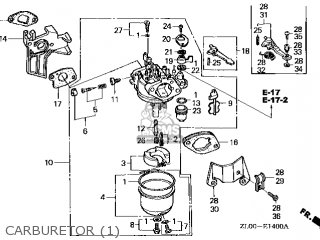 Honda GX200\RH26\14ZL00E4 parts lists and schematics