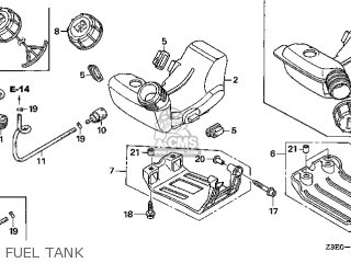 Honda GX25T\SDM\14Z3E601 parts lists and schematics