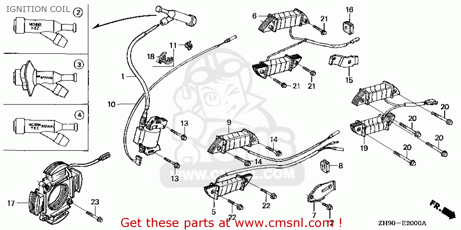 Honda GX270\VSD7\14ZH90E9 IGNITION COIL buy IGNITION COIL spares online