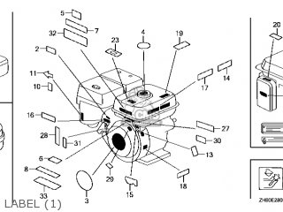 Honda GX270\VSD7\14ZH90E9 parts lists and schematics