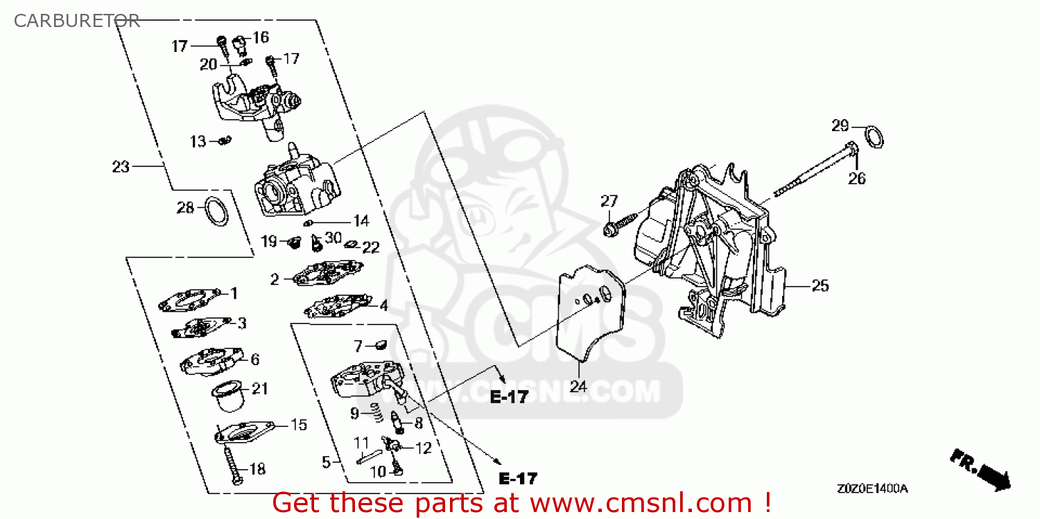 Honda Gx35 Carburetor Parts