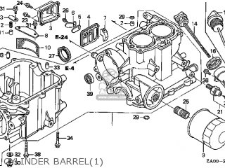 Honda Gx360k1\skm2\18za01e6 Parts Lists And Schematics