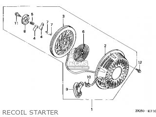 RECOIL STARTER - GX390K1\L1\14ZK60E5