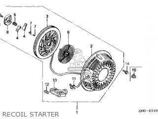 RECOIL STARTER - GX610\Q1\14ZJ00E6
