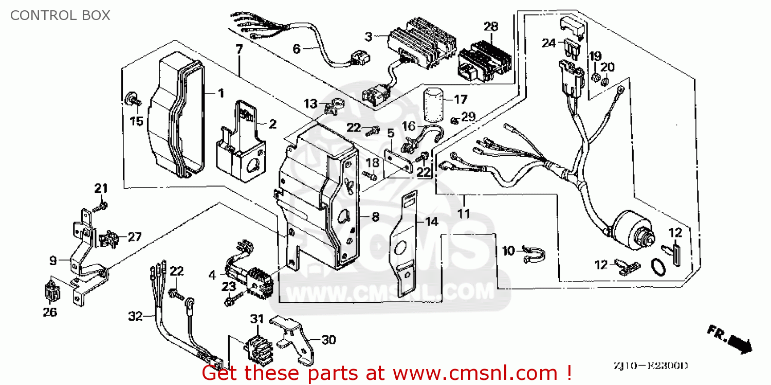 Honda Gx620\qad2\14zj11e2 Control Box - Buy Control Box Spares Online