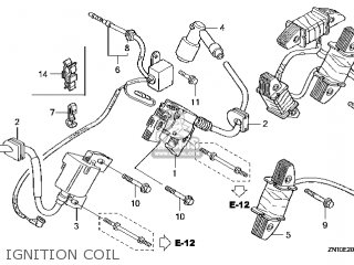 Honda GX670\TXF2\14ZN10E8 parts lists and schematics