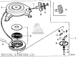 RECOIL STARTER (2) - GXV160K1\SFY1\14ZE70E8