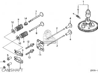 Honda GXV160\N6\14ZE70E8 parts lists and schematics