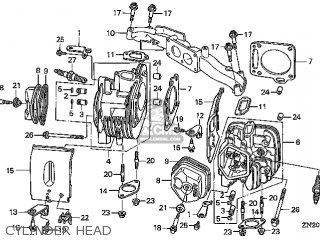 Honda Gxv670\taf2 A\14zn20e5 Parts Lists And Schematics