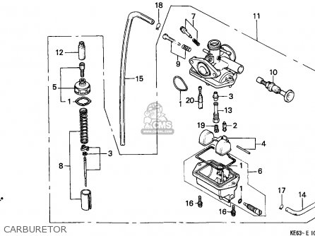 Honda H100S 1983 (D) ENGLAND parts lists and schematics