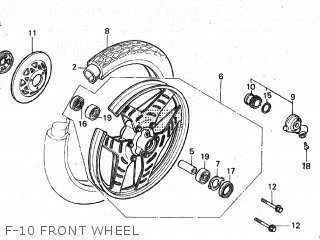 Honda MBX125F 1985 (F) parts lists and schematics