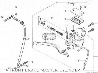 Honda MBX125F 1985 (F) parts lists and schematics