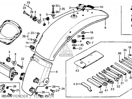 Mr175 Engine Honda MR175 ELSINORE 1976 USA parts lists and schematics
