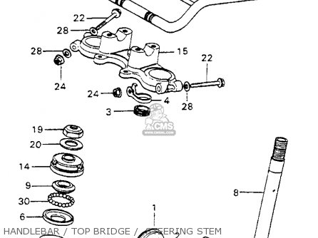 Honda MT125 ELSINORE 1975 K1 USA parts lists and schematics