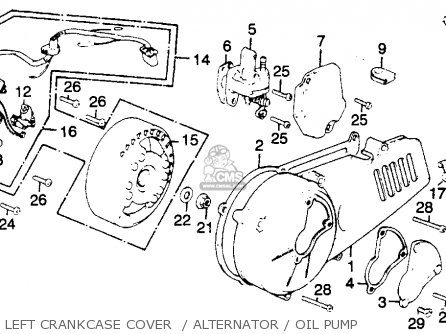 Honda MT250 ELSINORE 1975 K1 USA parts lists and schematics