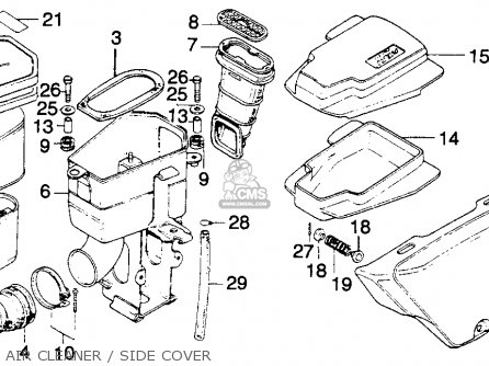 Honda Honda MT250 ELSINORE 1976 USA parts lists and schematics