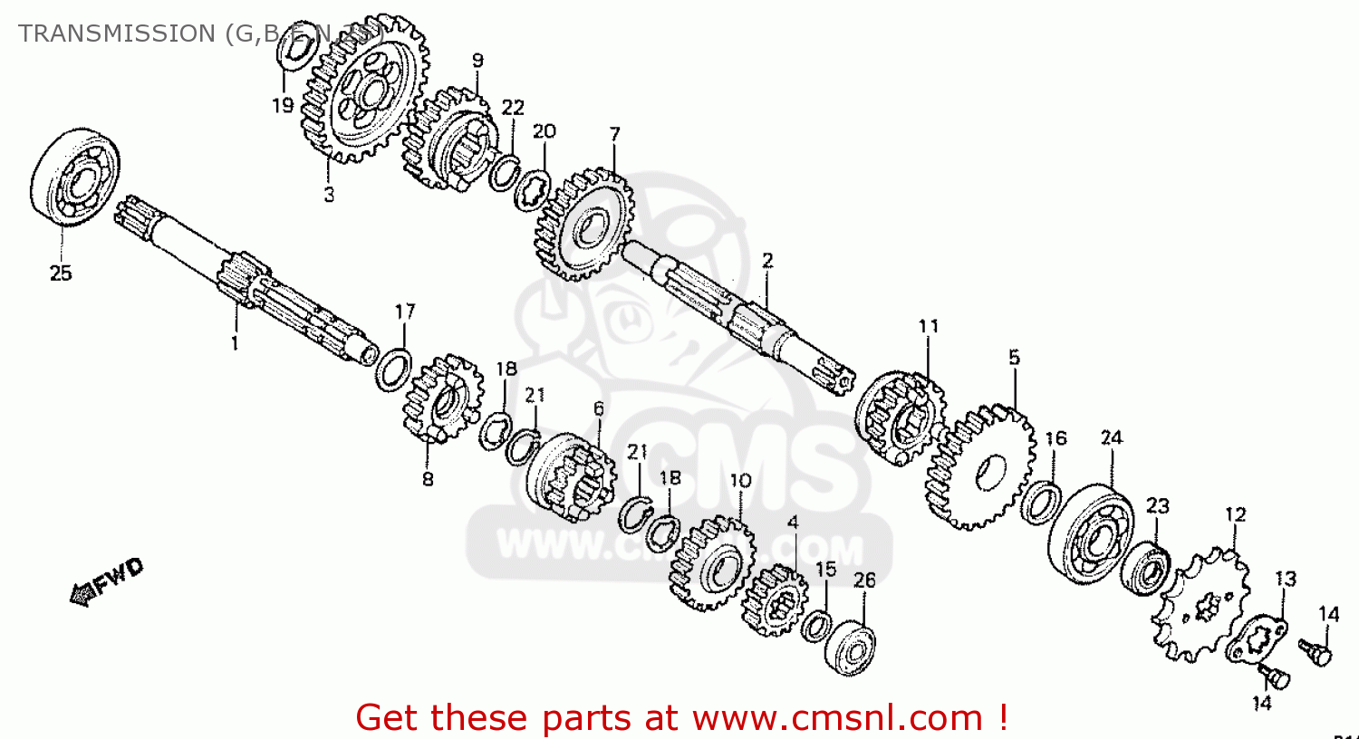 TRANSMISSION (G,B,E,N,2S) MT50S 1982 (C) NORWAY