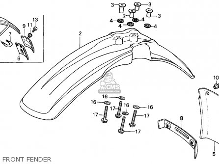 Honda MTX125RW 1983 (D) BELGIUM parts lists and schematics