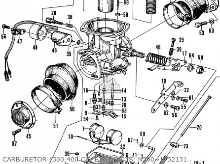 Honda N360 parts list partsmanual partsfiche