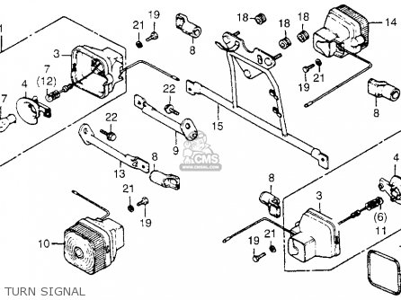 Honda NC50 EXPRESS 1983 (D) USA parts lists and schematics