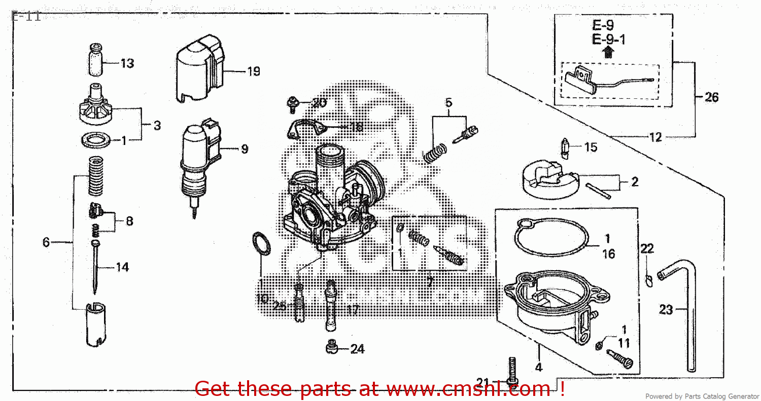 Honda NH100 LEAD 100 1999 (X) JAPAN JF06110 (JDM) E11 buy E11