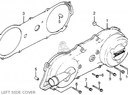 Honda NH125 AERO 125 1984 (E) USA parts lists and schematics
