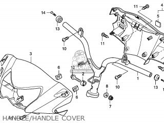 Honda NHX110WHA LEAD 2010 (A) FRANCE / CMF parts lists and schematics